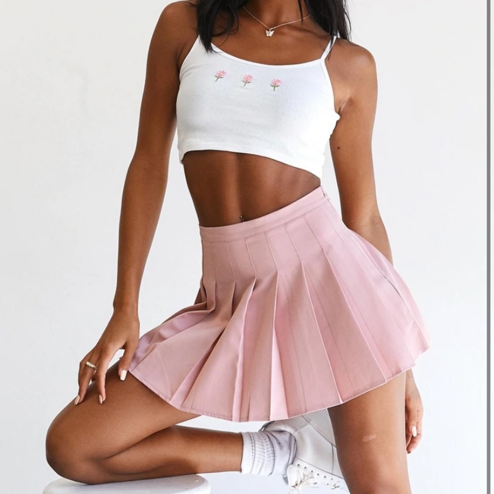 Princess Polly Pink Tennis Skirt